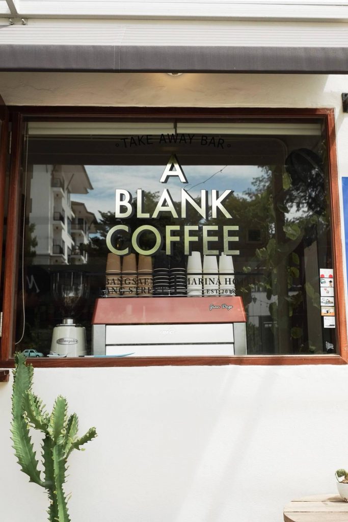 A Blank Coffee