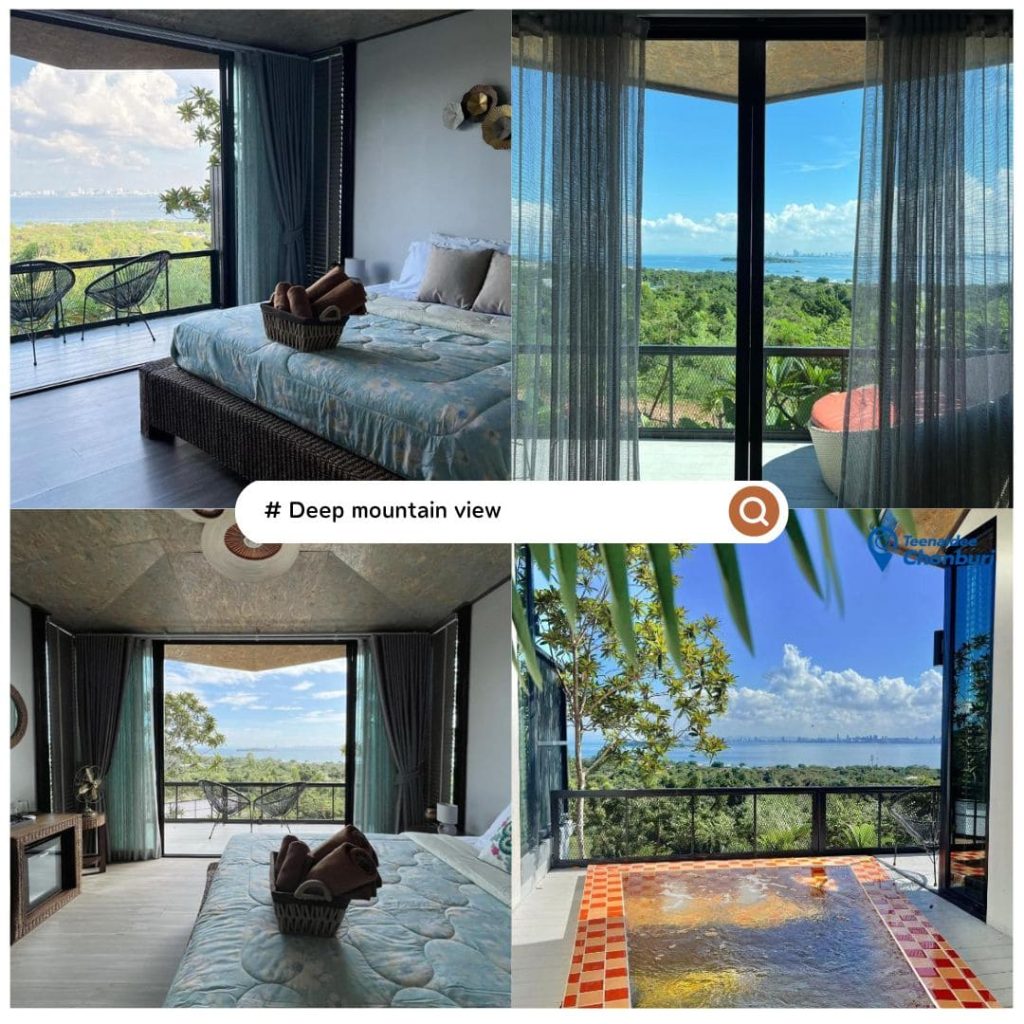Deep mountain view  at Koh Larn